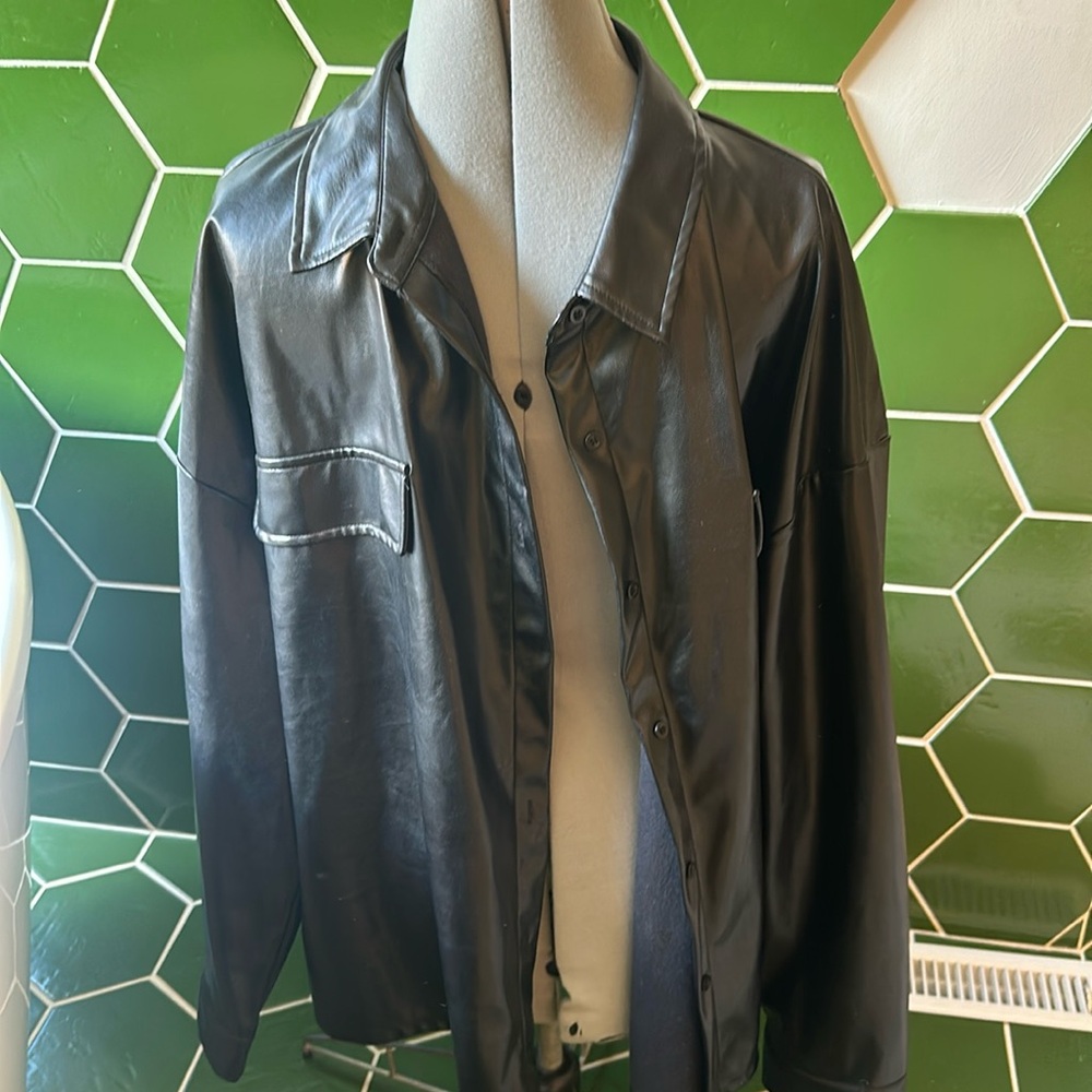 Leather Look Jacket - image 2